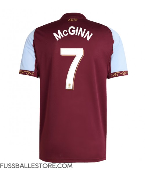 Günstige Aston Villa John McGinn #7 Heimtrikot 2025-26 Kurzarm Günstige Aston Villa John McGinn #7 Heimtrikot 2025-26 Kurzarm